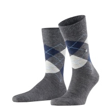 Burlington Daily Sock Edinburgh SO dark grey/light grey Men - 1 Pair