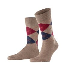 Burlington Daily Sock Edinburgh SO brown/navy Men - 1 Pair