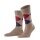 Burlington Daily Sock Edinburgh SO brown/navy Men - 1 Pair