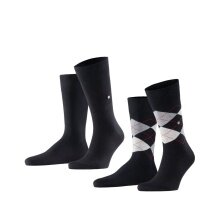 Burlington Daily Sock Everyday black Men - 2 Pairs