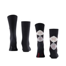 Burlington Daily Sock Everyday black Men - 2 Pairs