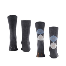 Burlington Daily Sock Everyday anthracite Men - 2 Pairs