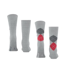 Burlington Daily Sock Everyday 2-Pack grey Men - 2 Pairs