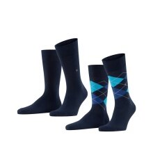 Burlington Daily Sock Everyday 2-Pack Navy Blue Men - 2 Pairs