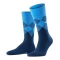 Burlington Daily Sock Hampstead (Argyle Pattern, Organic Cotton) Navy Blue Men - 1 Pair