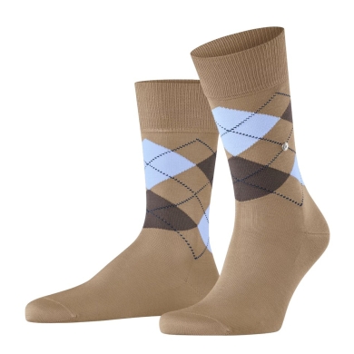 Burlington Daily Sock Manchester (Argyle Pattern) beige Men - 1 Pair