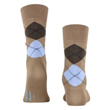 Burlington Daily Sock Manchester (Argyle Pattern) beige Men - 1 Pair