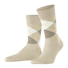 Burlington Daily Sock Manchester (Argyle Pattern) Sand Brown Men - 1 Pair