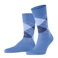 Burlington Daily Sock Manchester (Argyle Pattern) turquoise Men - 1 Pair