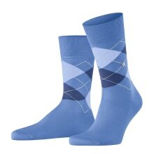 Burlington Daily Sock Manchester (Argyle Pattern) turquoise Men - 1 Pair