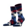 Burlington Daily Sock Newcastle (Diamond Pattern) Navy Men - 1 Pair