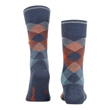 Burlington Daily Sock Newcastle (Diamond Pattern) dark blue Men - 1 Pair