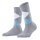 Burlington Daily Sock Queen (Argyle Pattern) light grey/blue Women - 1 Pair