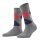 Burlington Daily Sock Queen (Argyle Pattern) grey/red Women - 1 Pair