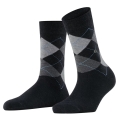 Burlington Daily Sock Queen (Argyle Pattern) dark grey Women - 1 Pair