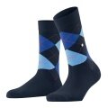 Burlington Daily Sock Queen (Argyle Pattern) navy/light blue Women - 1 Pair