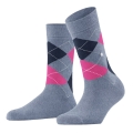 Burlington Daily Sock Queen (Argyle Pattern) cobalt blue Women - 1 Pair