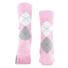 Burlington Daily Sock Queen (Argyle Pattern) pink Women - 1 Pair