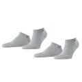 Burlington Daily Sneaker Socks Light Grey Men - 2 Pairs