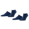 Burlington Daily Sock Sneaker Everyday Navy Blue Men - 2 Pairs