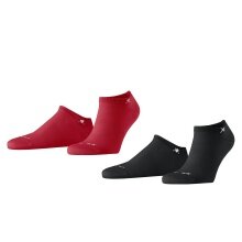 Burlington Daily Sock Sneaker Everyday red/black Men - 2 Pairs