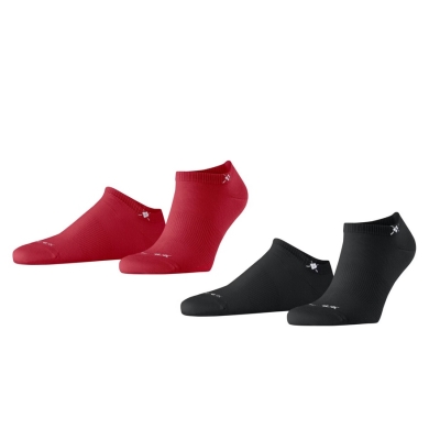 Burlington Daily Sock Sneaker Everyday red/black Men - 2 Pairs