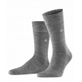 Burlington Daily Sock Leeds SO asphalt grey Men - 1 Pair