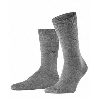 Burlington Daily Sock Leeds SO grey Men - 1 Pair