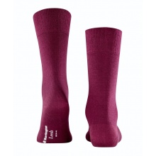 Burlington Daily Sock Leeds SO merlot red Men - 1 Pair