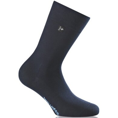 Rohner Business Sock Crew Casual Black Men - 1 Pair