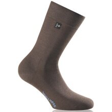 Rohner Business Sock Crew Casual dark brown Men 1-pack