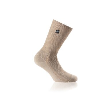 Rohner Business Sock Crew Platinum Beige/Brown Men - 1 Pair