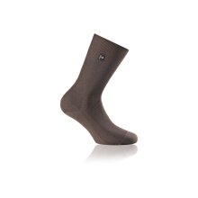 Rohner Business Sock Crew Platinum Dark Brown Men - 1 Pair