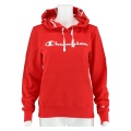 Champion Hoodie (Unlined Hoodie) American Classic Logo Red Women