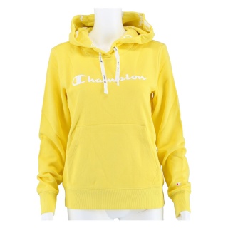 Champion Hoodie (Unlined Hoodie) American Classic Logo Yellow Women