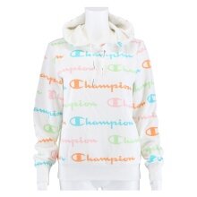 Champion Hoodie Logo Print white/multicolour Women