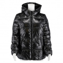 Champion Transition Jacket with Hood (Hooded) Black Women