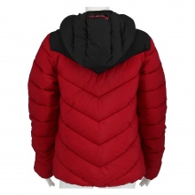 Champion quilted jacket - lightweight padded hooded jacket in contrasting look - dark red women