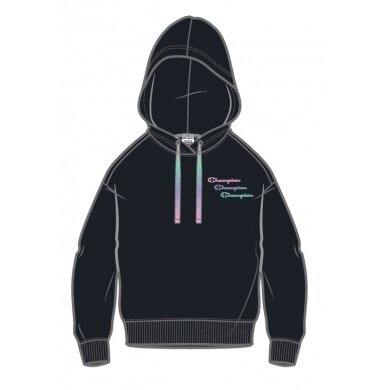 Champion Hoodie (Cotton Hoodie) Boxy Black Women