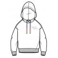 Champion Hoodie (Cotton Hoodie) Boxy White Women