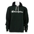 Champion Hoodie Big Logo Print dark green/white Men