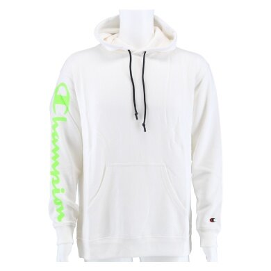 Champion Hoodie Arm Logo Print (unlined) white Men