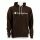 Champion Hoodie Logo Print Hoodie (lined) brown Men