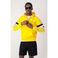 Champion Hoodie with Half-Zip (Cotton Hoodie) American Tape Yellow Men