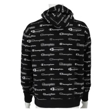 Champion Hoodie (Cotton Hoodie) Allover Script Print black Men