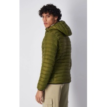 Champion quilted jacket with hood (light padding, warm) 2024 olive green Men