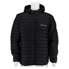 Champion quilted jacket with hood (light padding, warm) 2024 black Men