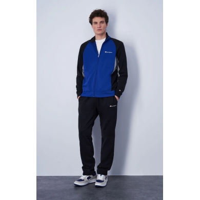 Champion Tracksuit Logo (Jacket & Trousers) 2024 Royal Blue/Black Men