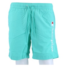 Champion Leisure Shorts (with Inner Mesh) Short with Logo Print 2024 turquoise Men's