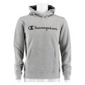 Champion Hoodie Big Logo Print light grey/navy blue Boys